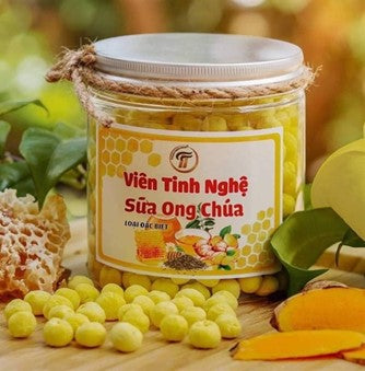 Tumeric Powder with Honey - Viên tinh nghệ sữa ong chúa