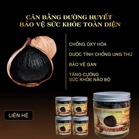 Black Solo Garlic - Tỏi đen cô đơn Huta